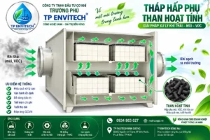 Thùng hấp thụ than hoạt tính
