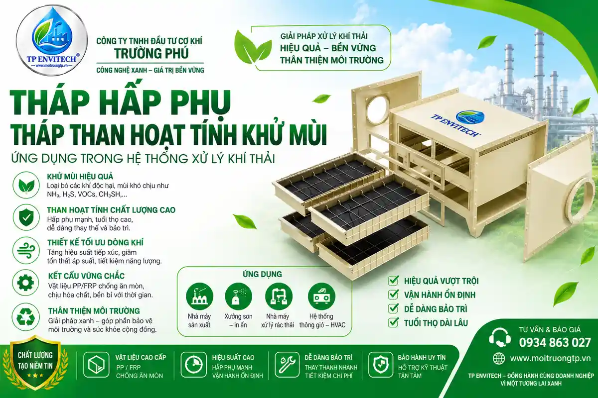 Hệ thống xử lý khí thải TP ENVITECH