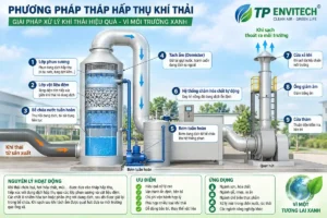 Tháp Xử lý khí thải công nghiệp