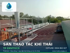 SÀN THAO TÁC QUAN TRẮC KHÍ THẢI
