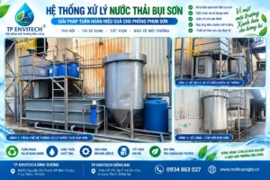 Xử lý nước thải Bụi sơn tuần hoàn